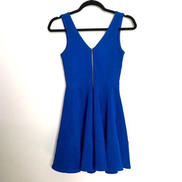 Lulus Skater Dress Darling Delight Royal Blue XS Cocktail PartyTwirl Dress - Picture 5 of 8